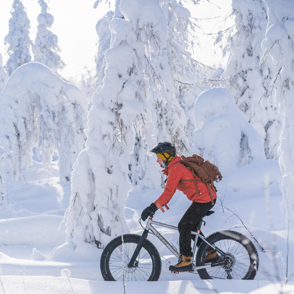 Talvipyöräily Kuopiossa ja Tahkolla
