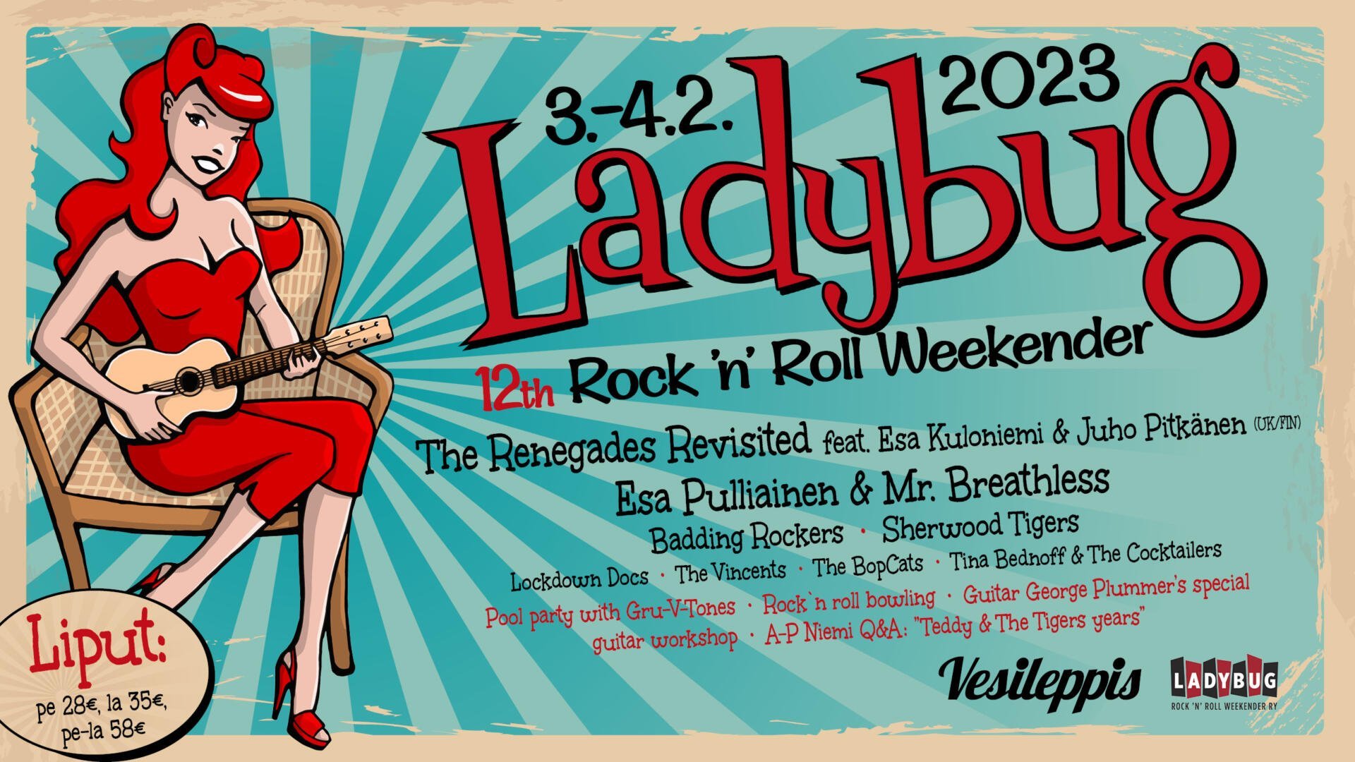 Ladybug Rock 'n' Roll Weekender 2023